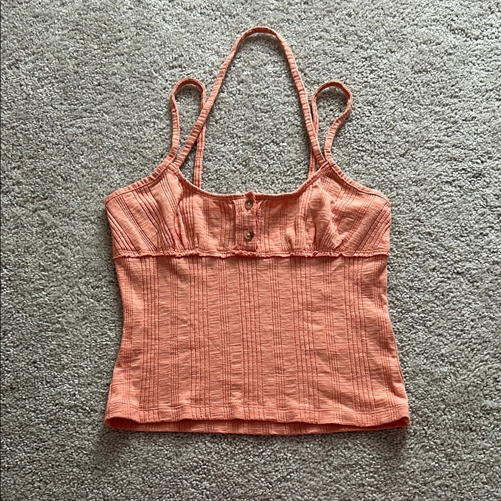 NWOT Pilcro Tank Top - Light Orange